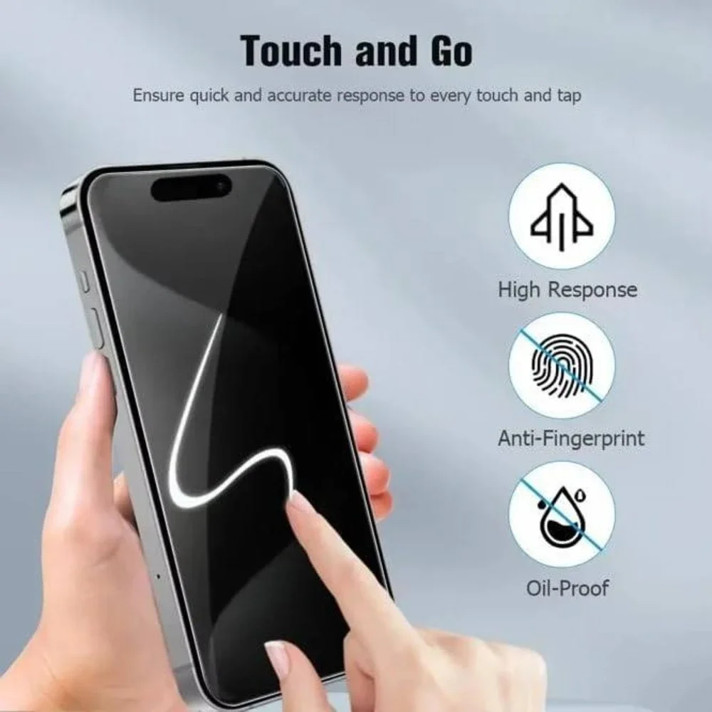 Glass Screen Pro+ Premium Tempered Glass Screen Protector 9H Hardness 3Pk iPhone
